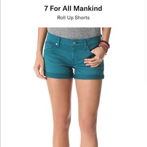 7 For All Mankind Roll Up Shorts